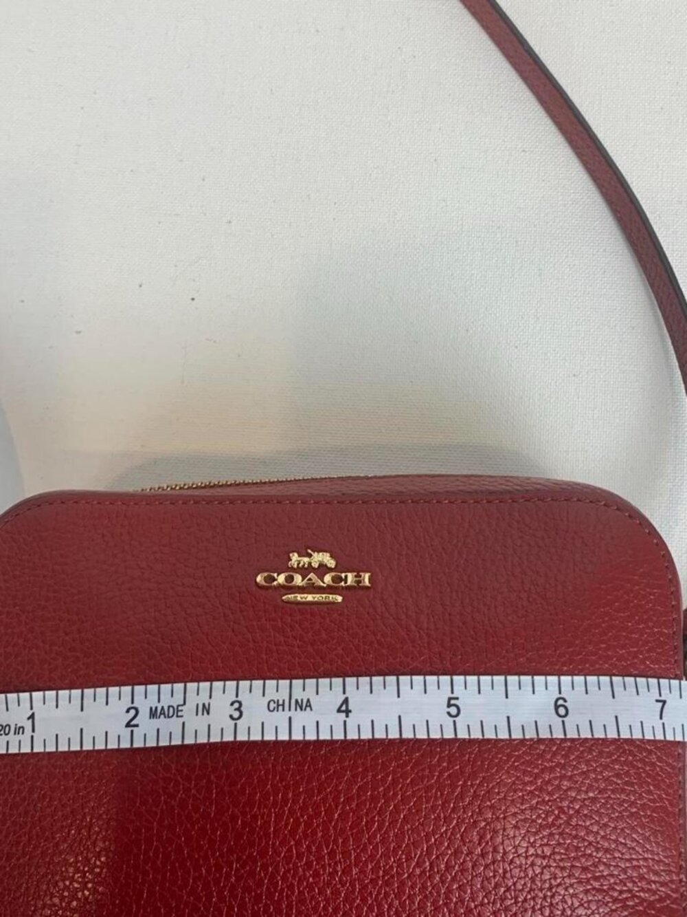 Coach Red leather crossbody bag - Picture 8 of 8